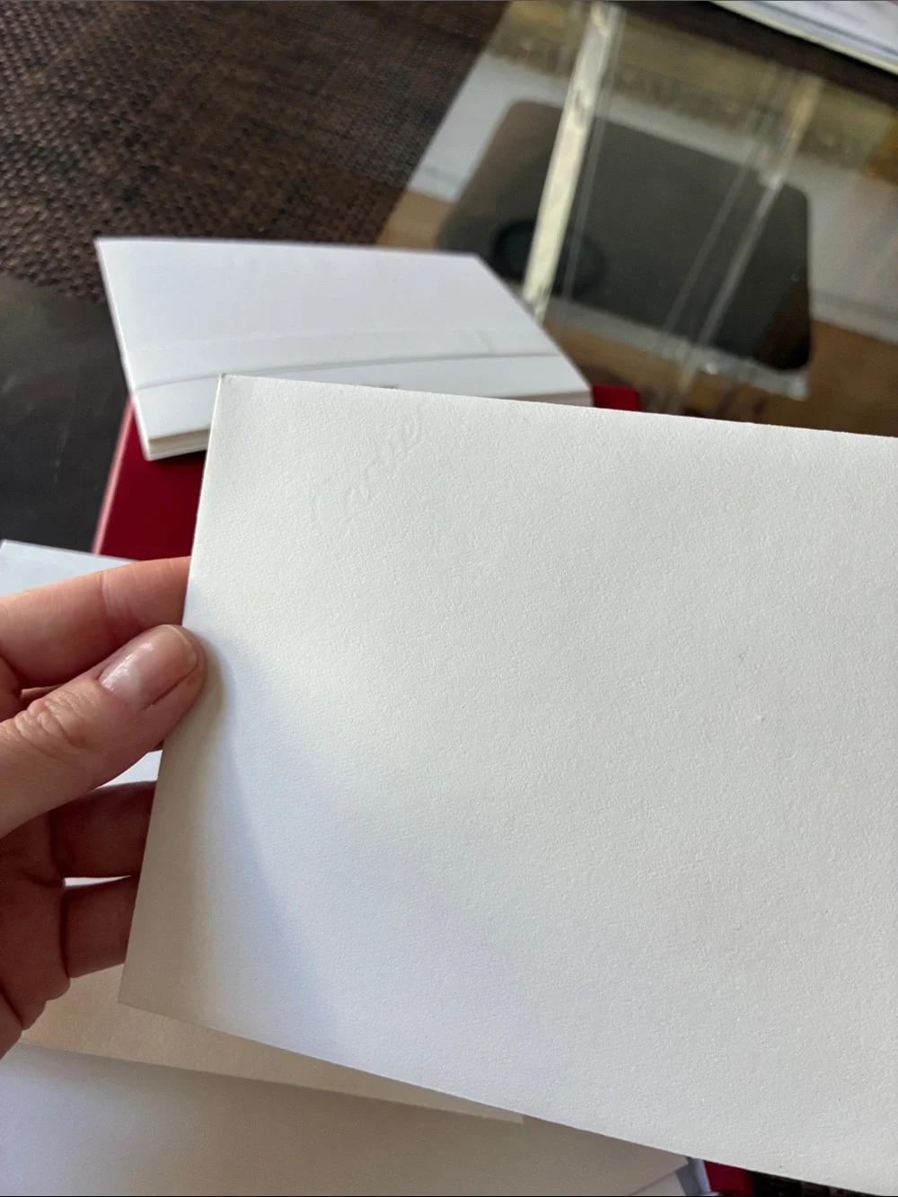 Cartier 10 piece stationary noted envelopes